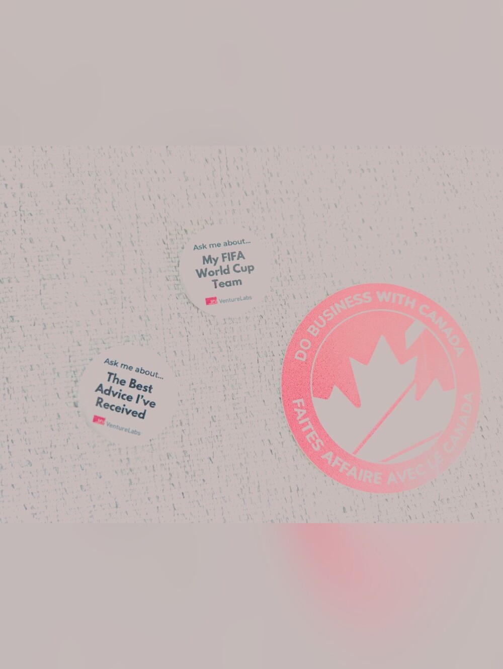 SFU VentureLabs Networking Stickers Bundle Do Business With Canada Set